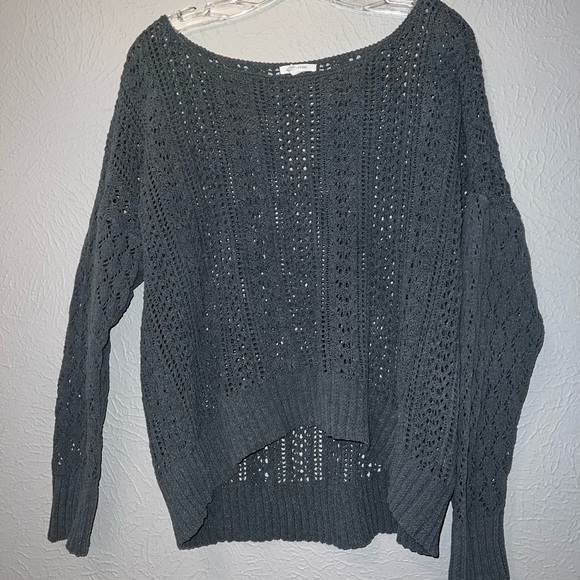 Maurice's Matte Chenille Pointelle Pullover sweater - Picture 5 of 7